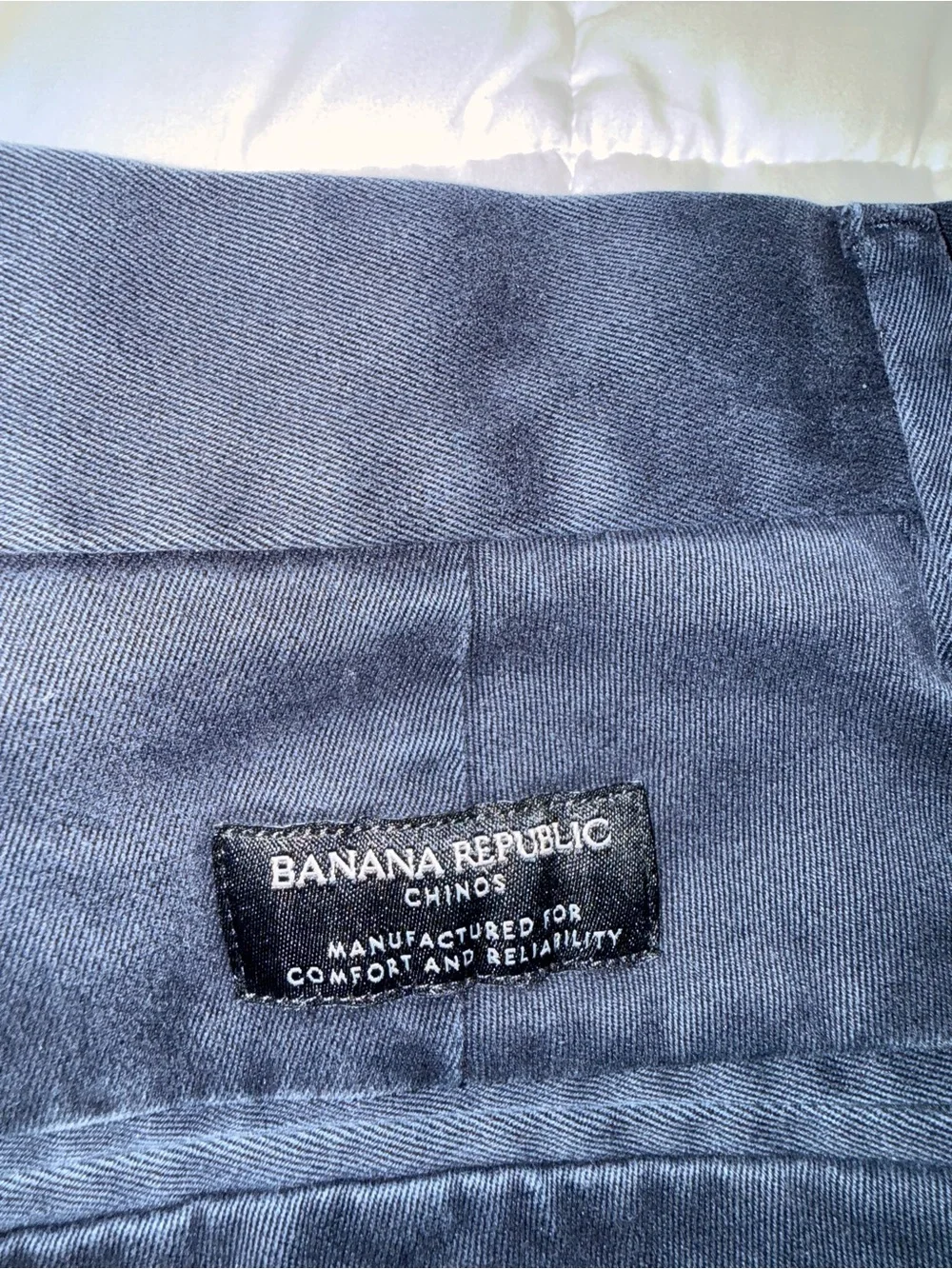 Banana Republic Dark Navy Men’s Straight Chinos
